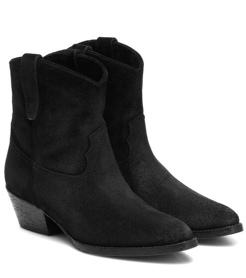 West 45 suede ankle boots | Saint Laurent