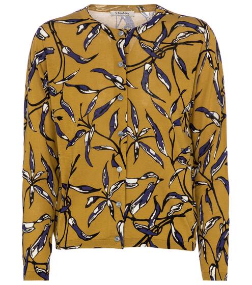 Rio printed cotton-blend cardigan | S Max Mara