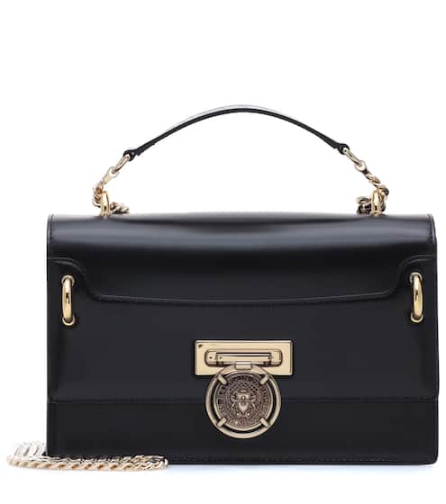 Balmain Bags Women S Luxury At Mytheresa Bbox 25 Leather Shoulder Bag Balmain