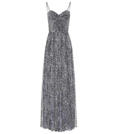 Leopard-print crêpe dress | RASARIO