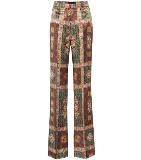 High-rise printed pants | Etro