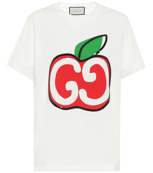 GG sequined cotton T-shirt | Gucci