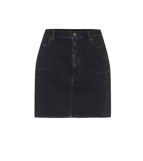 Denim miniskirt | Saint Laurent
