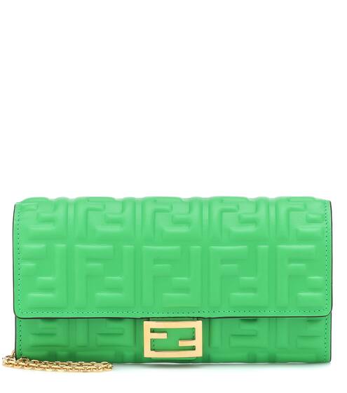 Baguette Continental leather wallet | Fendi