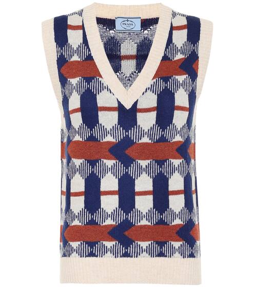 Wool sweater vest | Prada