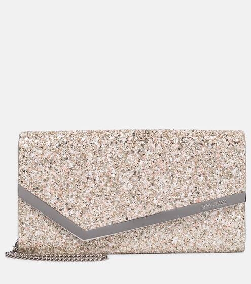 Emmie glitter clutch | Jimmy Choo