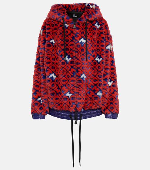 Logo faux fur jacket | Moncler Grenoble