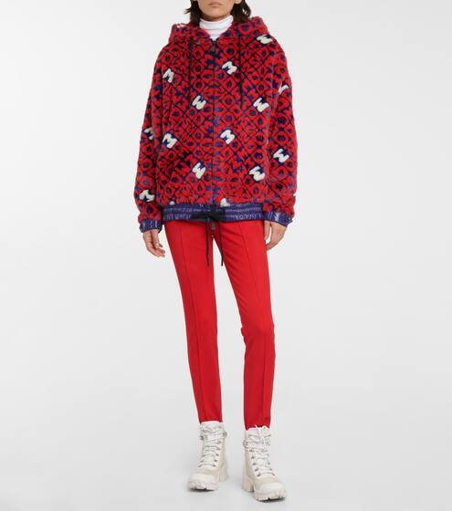 Logo faux fur jacket | Moncler Grenoble