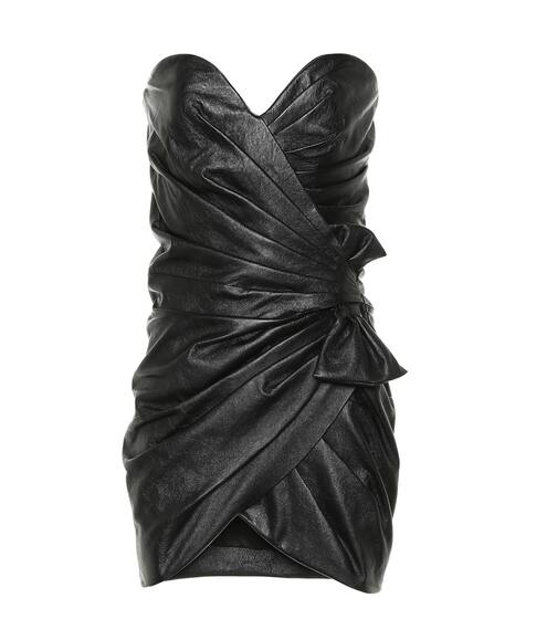 Leather minidress | Saint Laurent