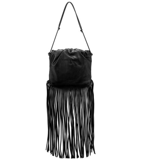 Borsa The Fringe Pouch in pelle con frange | Bottega Veneta