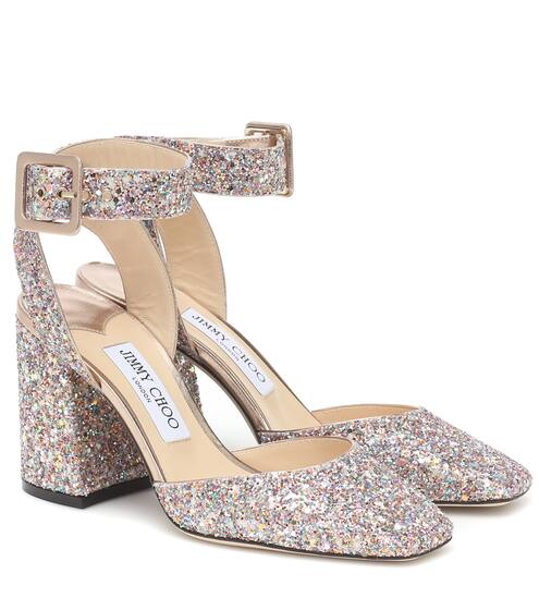 Pumps Jinn 85 con glitter | Jimmy Choo
