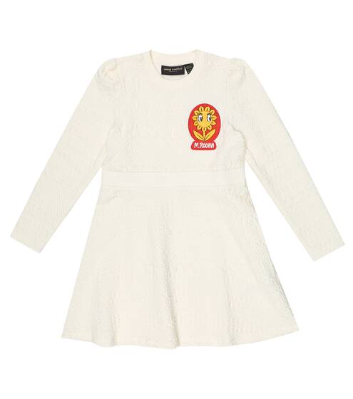 Robe en jacquard de coton mélangé | Mini Rodini