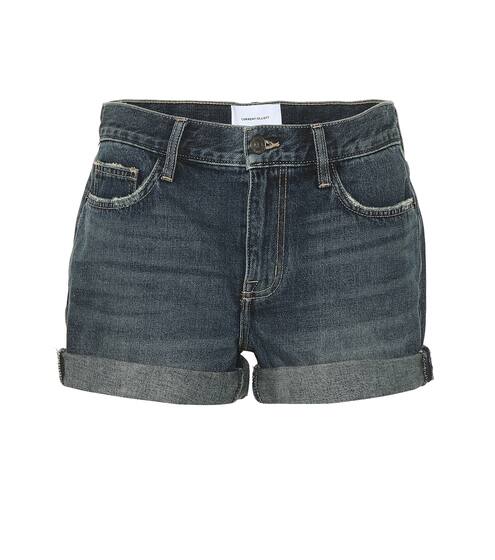 The Boyfriend Rolled denim shorts | Current/Elliott