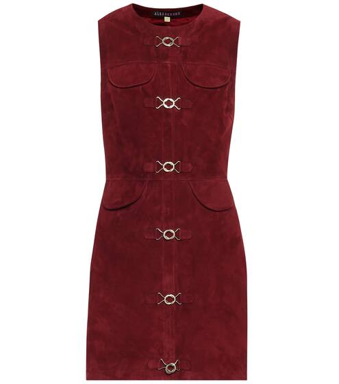 Suede dress | AlexaChung