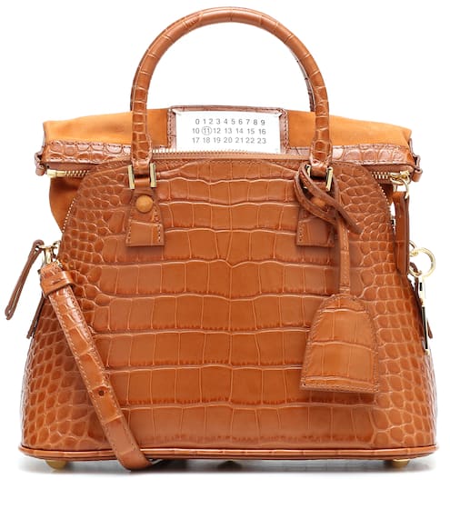 5AC Small croc-effect leather tote | Maison Margiela