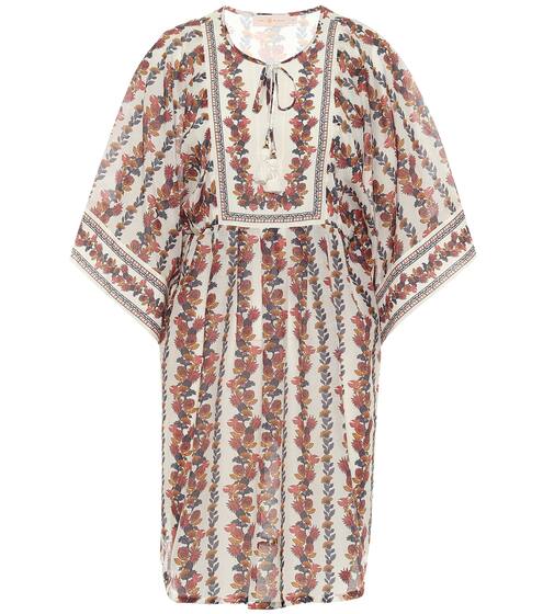 Miniabito a stampa in cotone e seta | Tory Burch