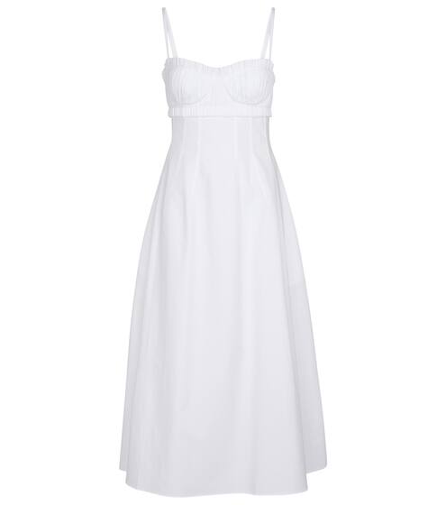 Felicia cotton midi dress | KHAITE