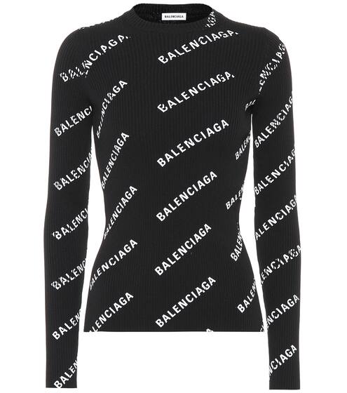 Logo-printed sweater | Balenciaga