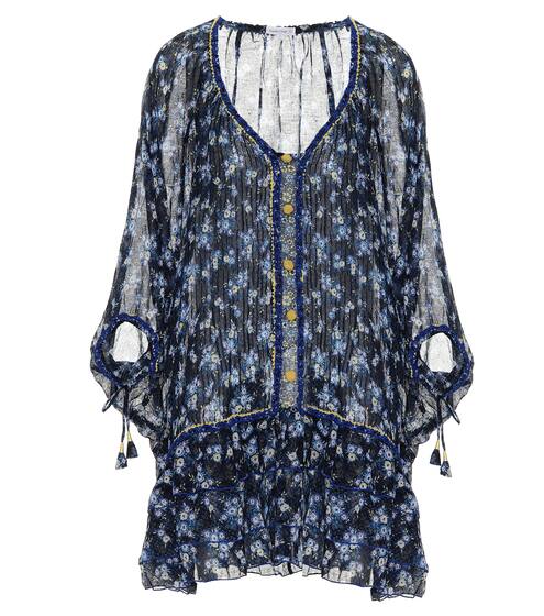 Bobo printed cotton minidress | Poupette St Barth