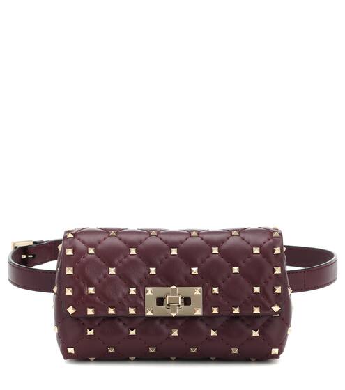 Valentino Garavani Rockstud Spike leather belt bag | Valentino