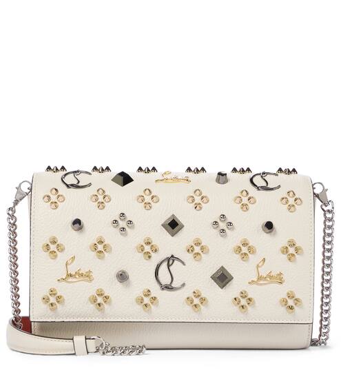 Paloma embellished leather shoulder bag | Christian Louboutin