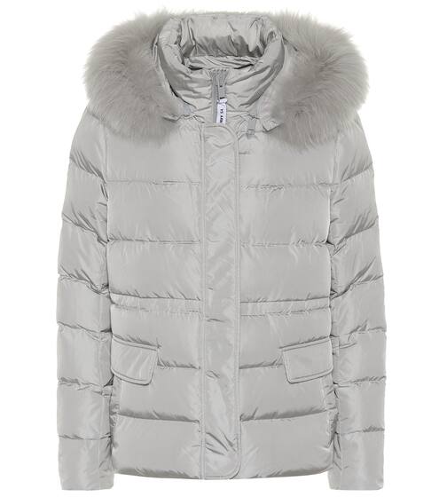 Army fur-trimmed down jacket | Yves Salomon