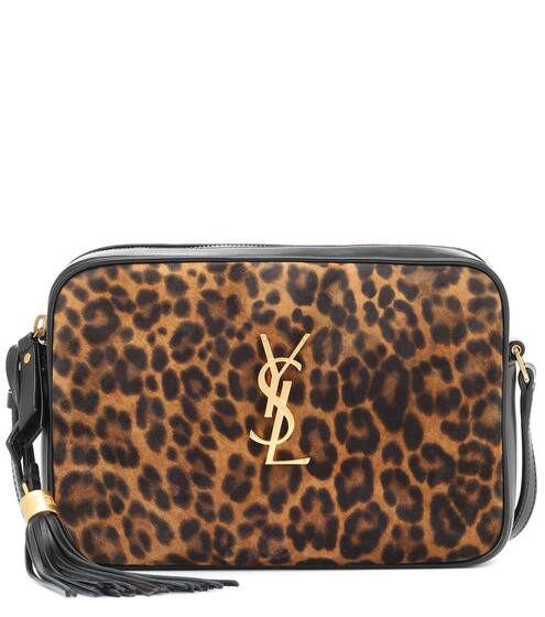 Lou Camera suede crossbody bag | Saint Laurent