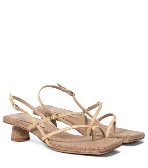 Les Sandales Basgia leather sandals | Jacquemus