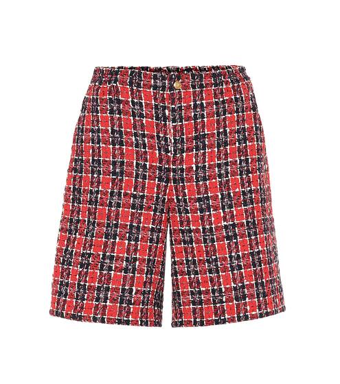 Checked tweed shorts | Gucci