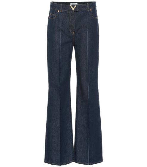 High-rise flared jeans | Valentino