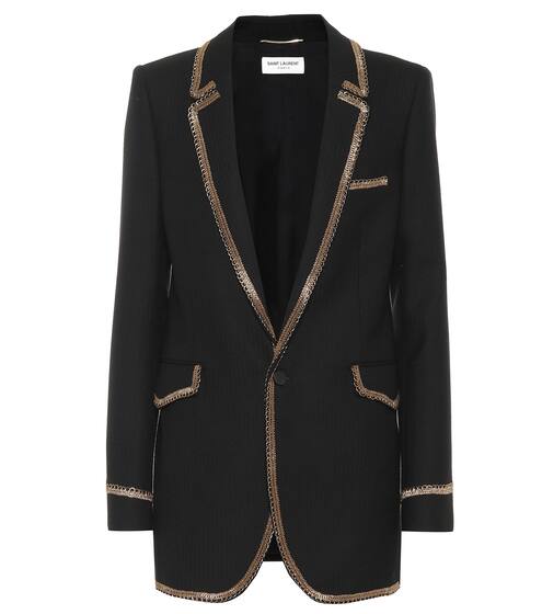 Embellished wool jacket | Saint Laurent