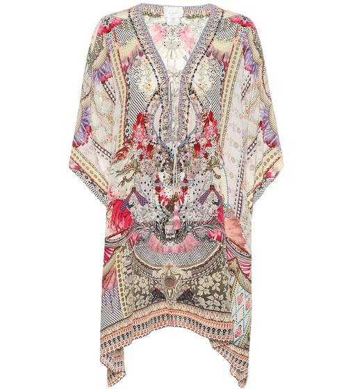 Printed silk kaftan | Camilla
