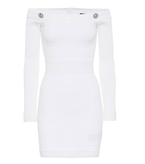 Off-shoulder minidress | Balmain