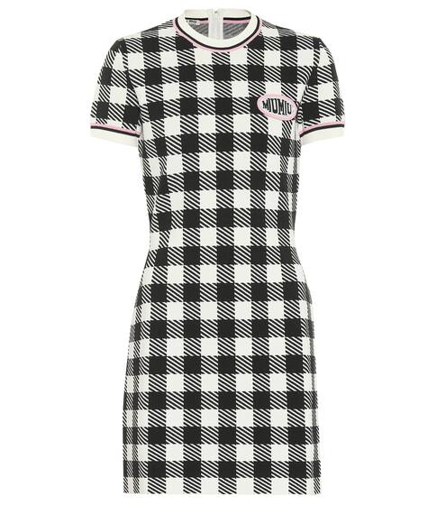 Checked minidress | Miu Miu