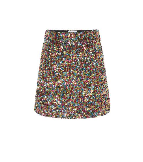 Sequinned miniskirt | The Attico