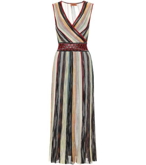 Striped knit maxi dress | Missoni