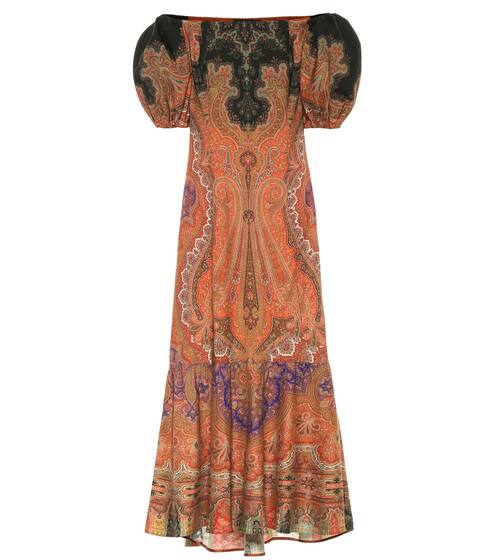 Printed wool and silk maxi dress | Etro