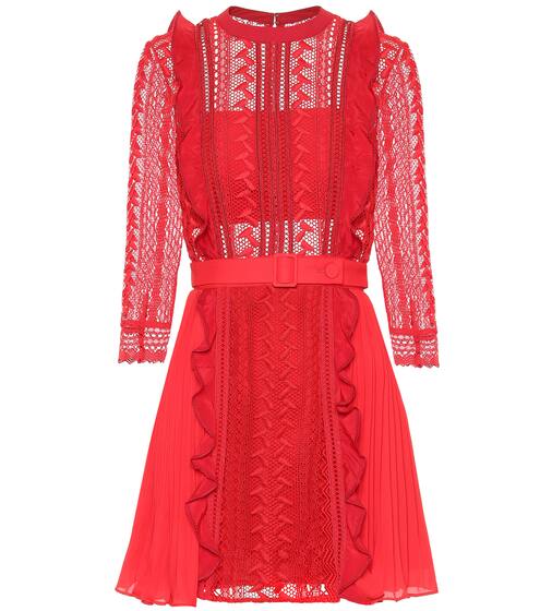 Lace minidress | Self-Portrait