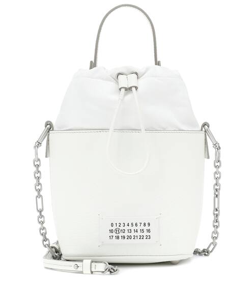 5AC Small leather bucket bag | Maison Margiela