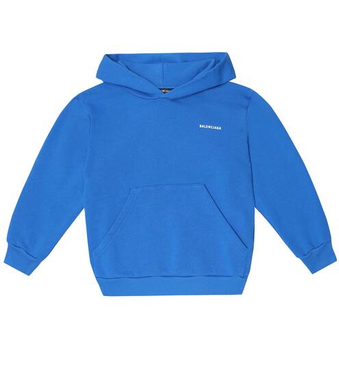 Cotton-jersey hoodie | Balenciaga Kids