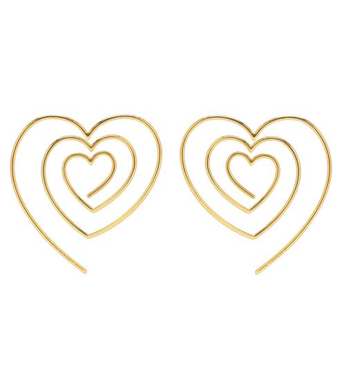 Heart-shaped spiral earrings | Y/PROJECT