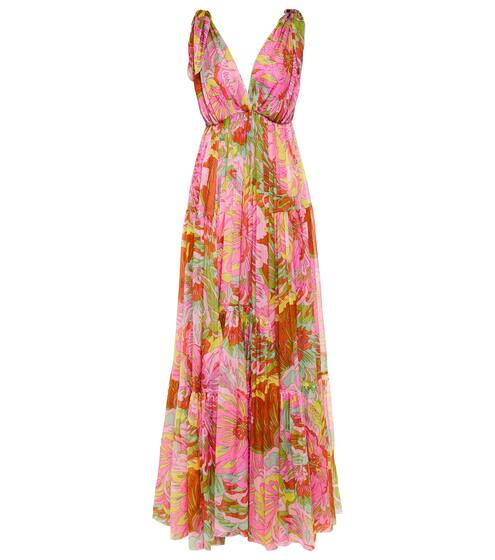 Floral silk chiffon gown | Dolce & Gabbana