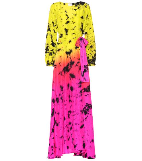 Tie-dye silk maxi dress | Anna Kosturova
