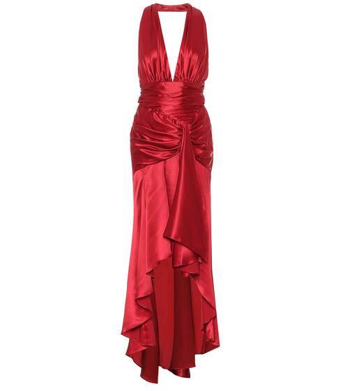 Stretch-silk satin dress | Alexandre Vauthier