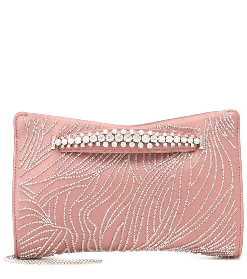 Venus embellished satin clutch | Jimmy Choo
