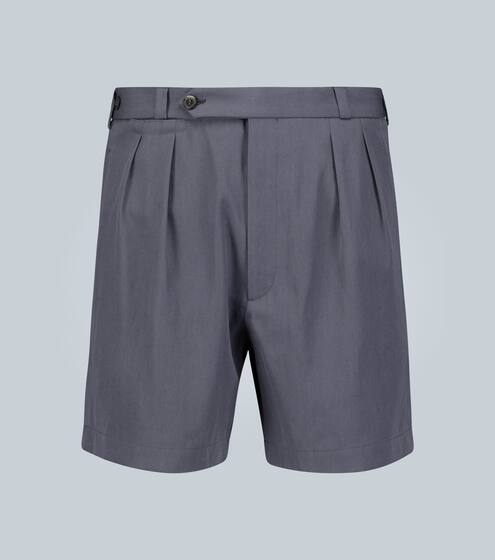Bundfalten-Shorts aus Wolle | Rochas