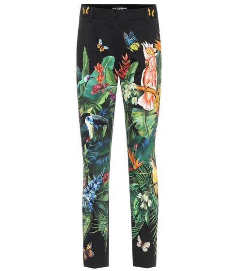 Pantaloni a stampa in cotone | Dolce & Gabbana