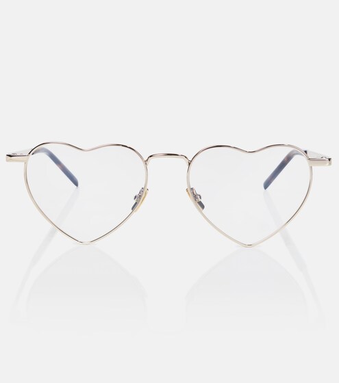saint laurent heart glasses