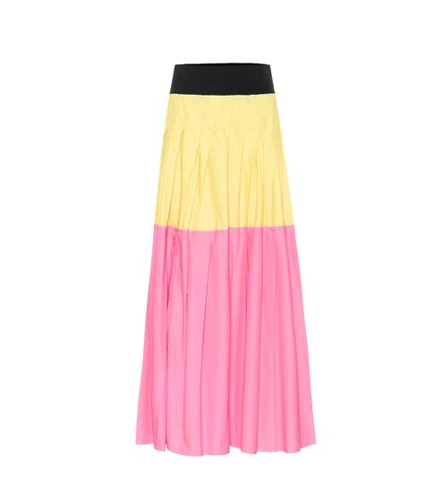 Pleated maxi skirt | Plan C