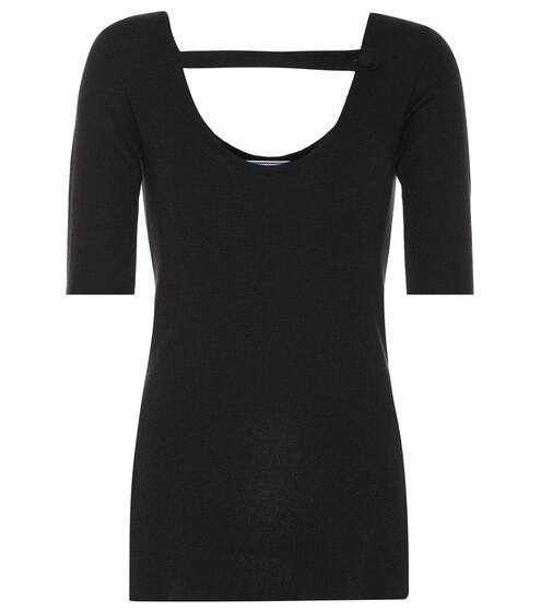 Cashmere and silk top | Prada